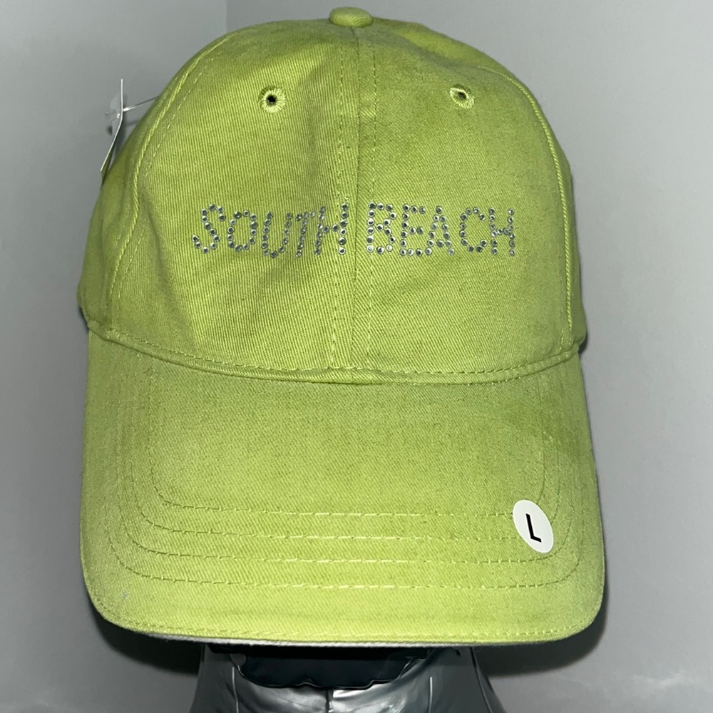 South Beach Baseball cap adjustable strap Sz L Brand New Sherry Resortwear